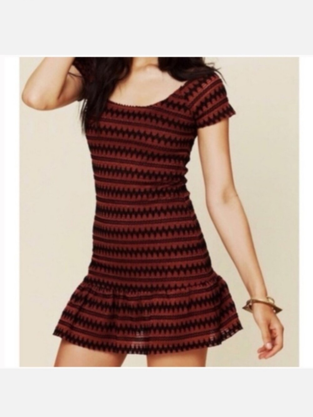 Free People Cozy Day Knit Mini Dress Size XS